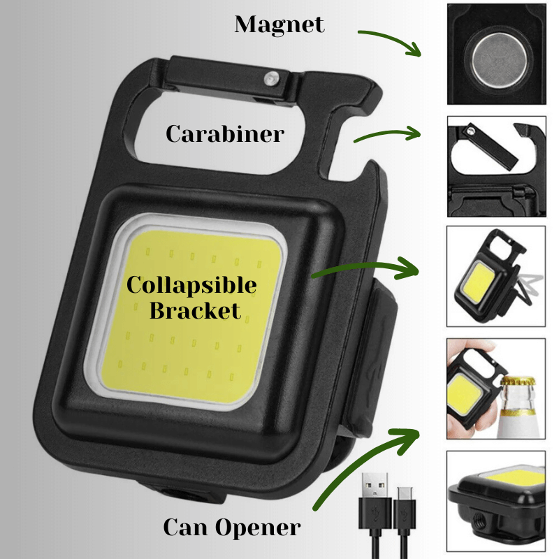 Outdoze™ Mini COB Flashlight